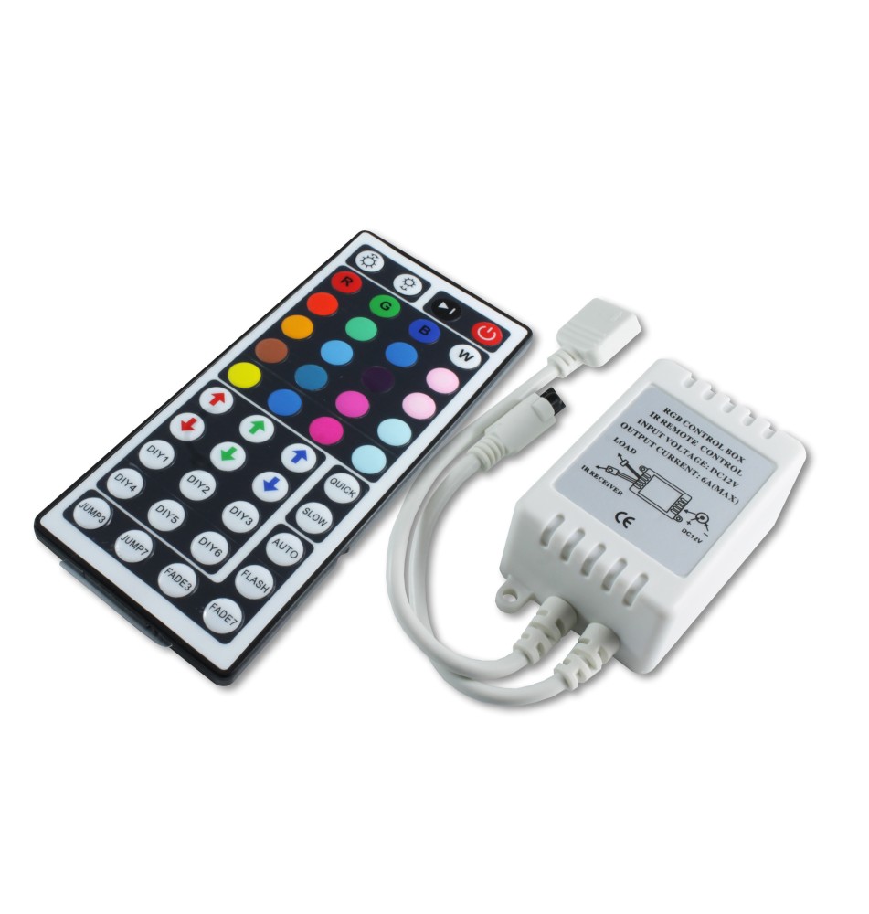 Sterownik LED RGB IR 6A 44 przyciski