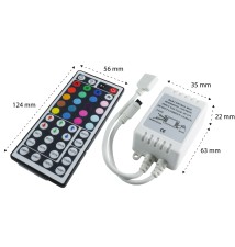 Sterownik LED RGB IR 6A 44 przyciski
