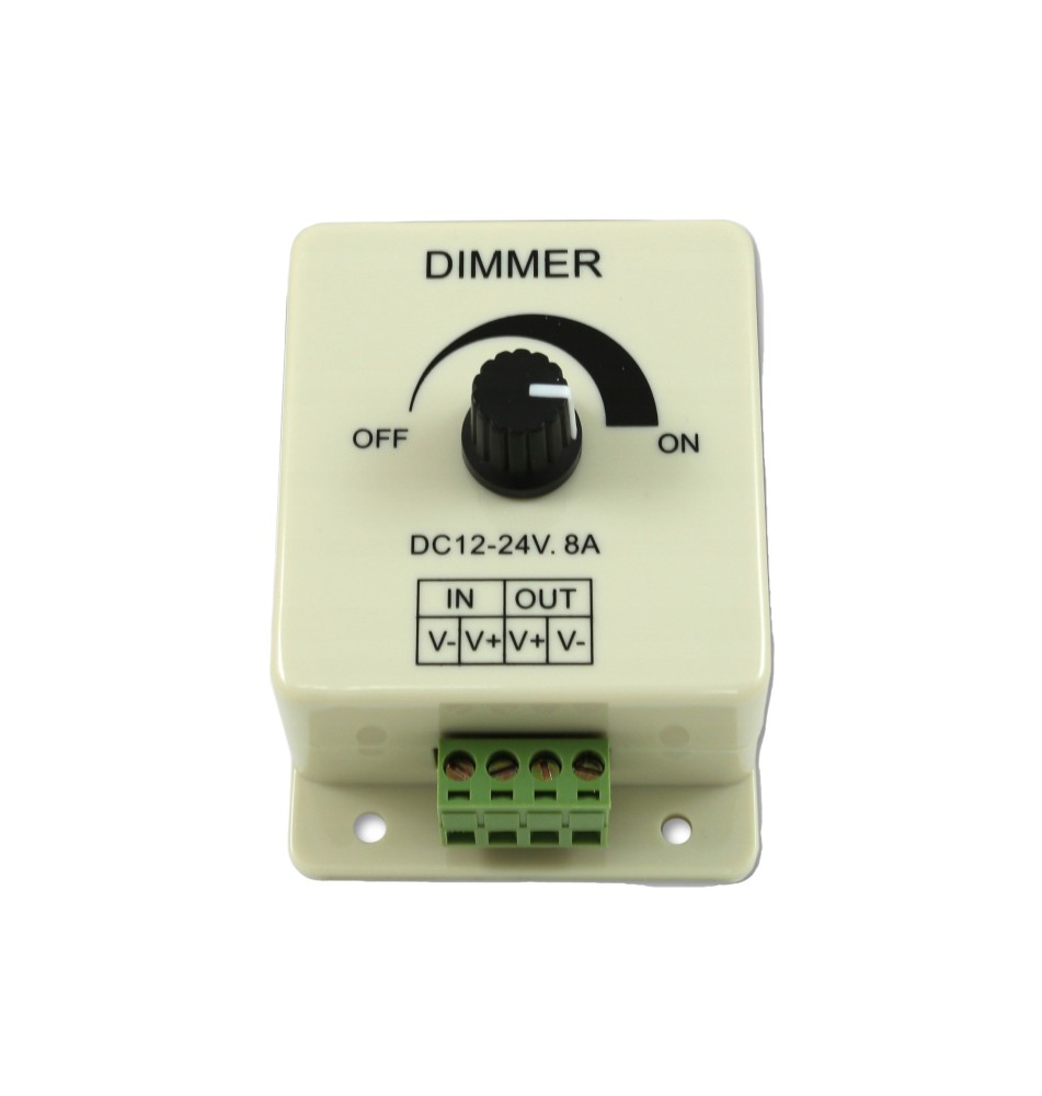 Ściemniacz LED 12V 8A 96W manualny | LVT