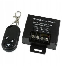 Ściemniacz LED 12V 20A RF z pilotem | LVT