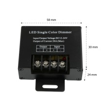 12V 20A RF LED Dimmer with Remote Control | LVT