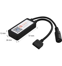 Sterownik LED RGBW Smart Tuya 6A 5-24V mini | LVT