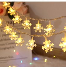 Łańcuch LED świąteczny gwiazdki 10 LED 2m 2700K