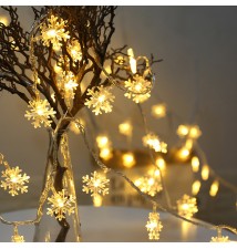 Łańcuch LED świąteczny gwiazdki 10 LED 2m 2700K