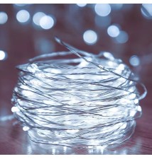 Łańcuch LED świąteczny 3xLR44 20 LED 2m 6500K | LVT