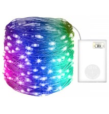 3xLR44 20-LED 2-meter RGB Christmas LED String Lights | LVT