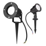 Ground-mounted garden lights